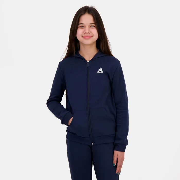 Kids Le Coq Sportif Sweatshirts And Hoodies Essentiels ZipUp Hoodie Kids Kids Le Coq Sportif Sweatshirts And Hoodies Essentiels ZipUp Hoodie Kids