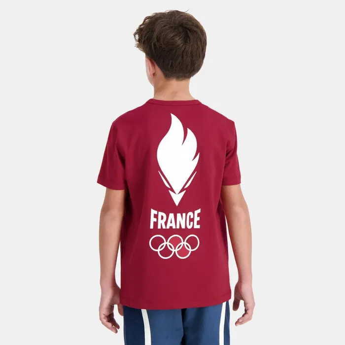 Kids Le Coq Sportif Tshirts France039s Olympic Team TShirt Kids Rio Red