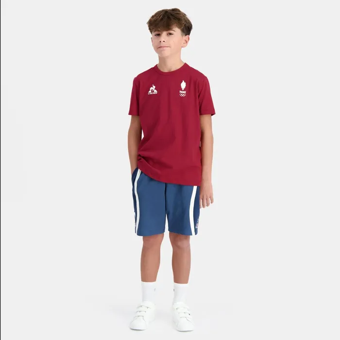 Kids Le Coq Sportif Tshirts France039s Olympic Team TShirt Kids Rio Red