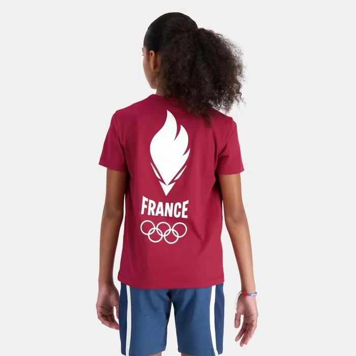 Kids Le Coq Sportif Tshirts France039s Olympic Team TShirt Kids Rio Red