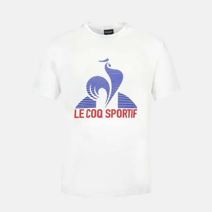 Kids Le Coq Sportif Tshirts Tennis TShirt Kids Nowrouge Elecbleu Elec