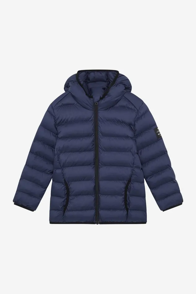 Kids Navy Blue Asp Jacket Ecoalf Coats And Jackets