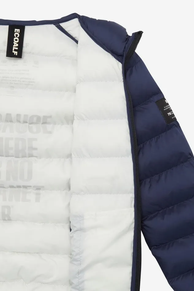 Kids Navy Blue Asp Jacket Ecoalf Coats And Jackets