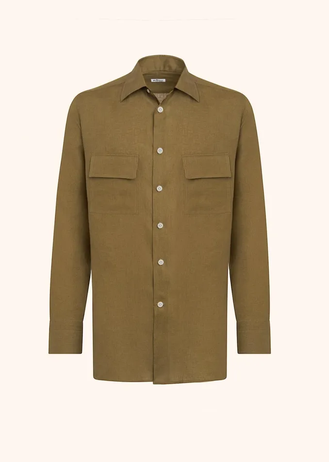 Kiton Shirts SHIRT LINEN 8211 Men