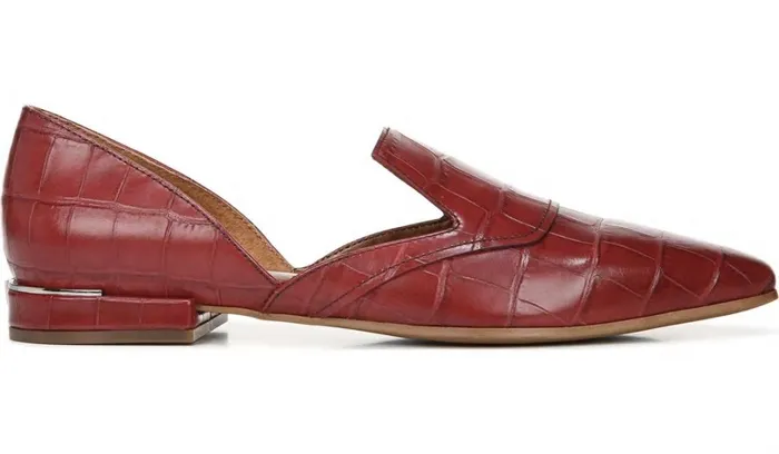 Loafers Women Franco Sarto Franco Artisan Loafer Dark Red Leather