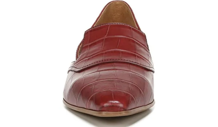 Loafers Women Franco Sarto Franco Artisan Loafer Dark Red Leather