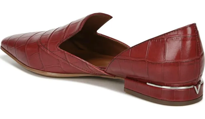 Loafers Women Franco Sarto Franco Artisan Loafer Dark Red Leather