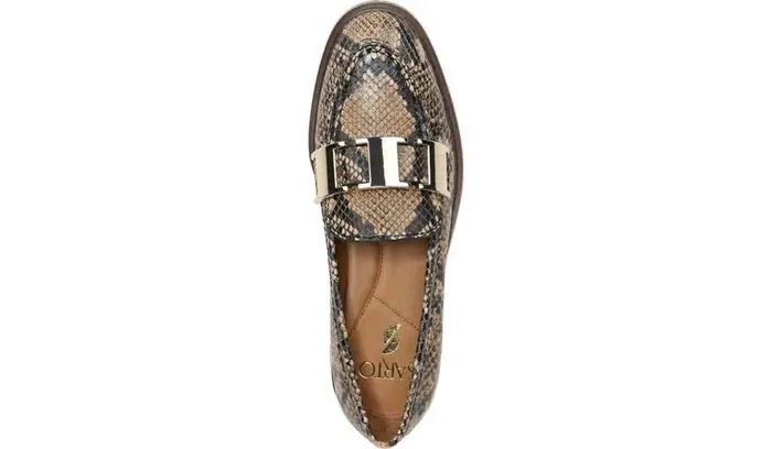 Loafers Women Franco Sarto Sarto Johana Loafer Beige Leather
