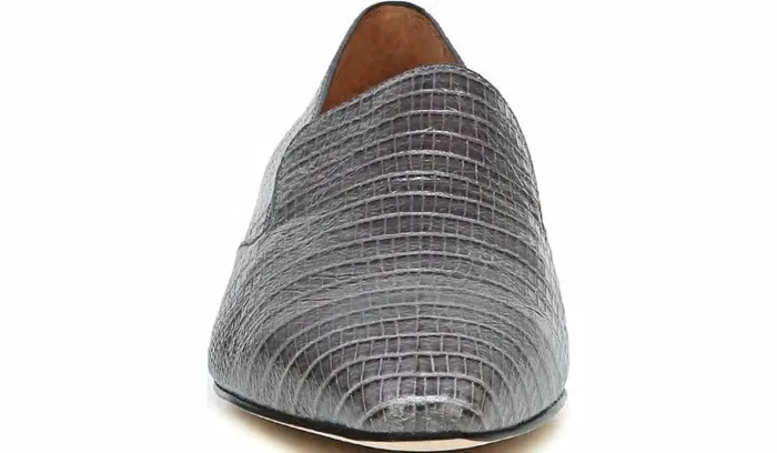 Loafers Women Franco Sarto Sarto Parma 2 Flat Grey Leather