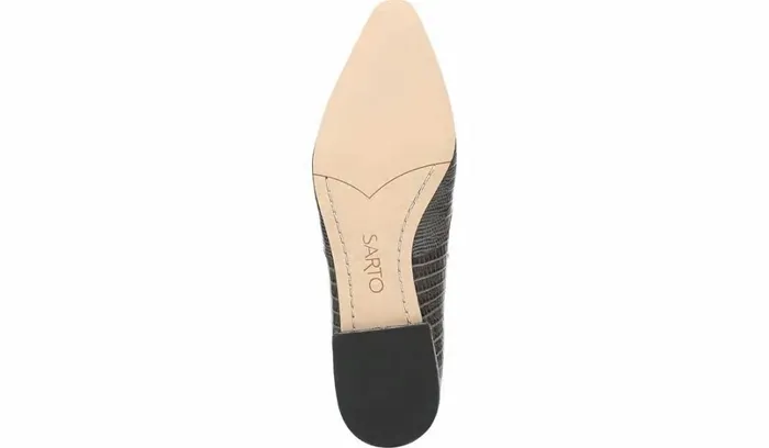 Loafers Women Franco Sarto Sarto Parma 2 Flat Grey Leather