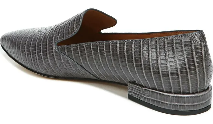 Loafers Women Franco Sarto Sarto Parma 2 Flat Grey Leather