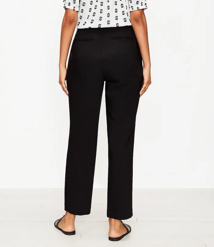 LOFT Petite Slim Pants In Curvy Fit Black Women Petite Pants