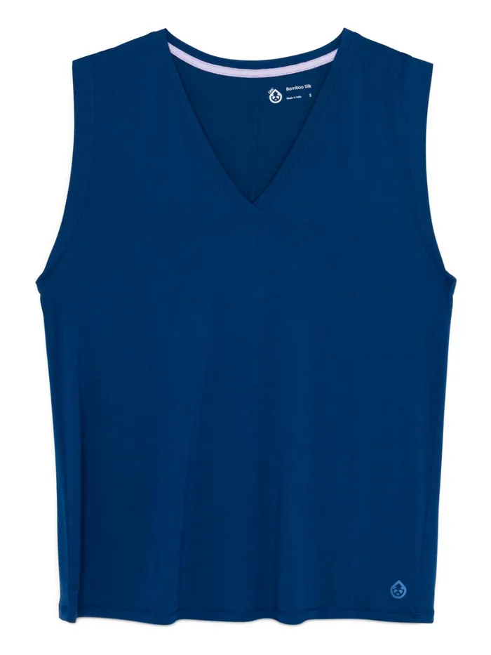 Lounge Women Tasc Performance Bamboo Silk Sleep VNeck