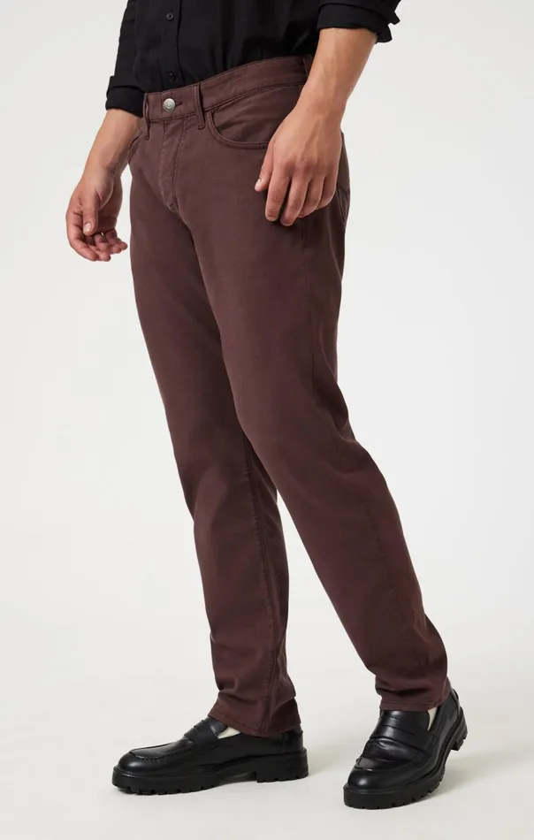 Marcus Slim Straight Leg In Currant Luxe Twill Men Mavi Jeans Pants Marcus Slim Straight Leg In Currant Luxe Twill Men Mavi Jeans Pants