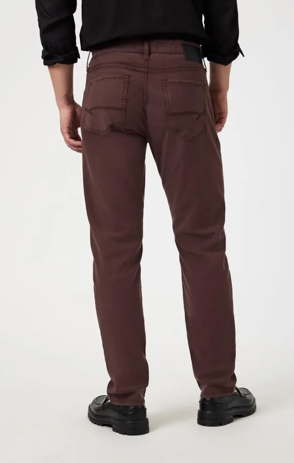 Marcus Slim Straight Leg In Currant Luxe Twill Men Mavi Jeans Pants Marcus Slim Straight Leg In Currant Luxe Twill Men Mavi Jeans Pants