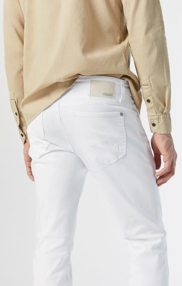 Marcus Slim Straight Leg In Double White Supermove Men Mavi Jeans Denim Marcus Slim Straight Leg In Double White Supermove Men Mavi Jeans Denim