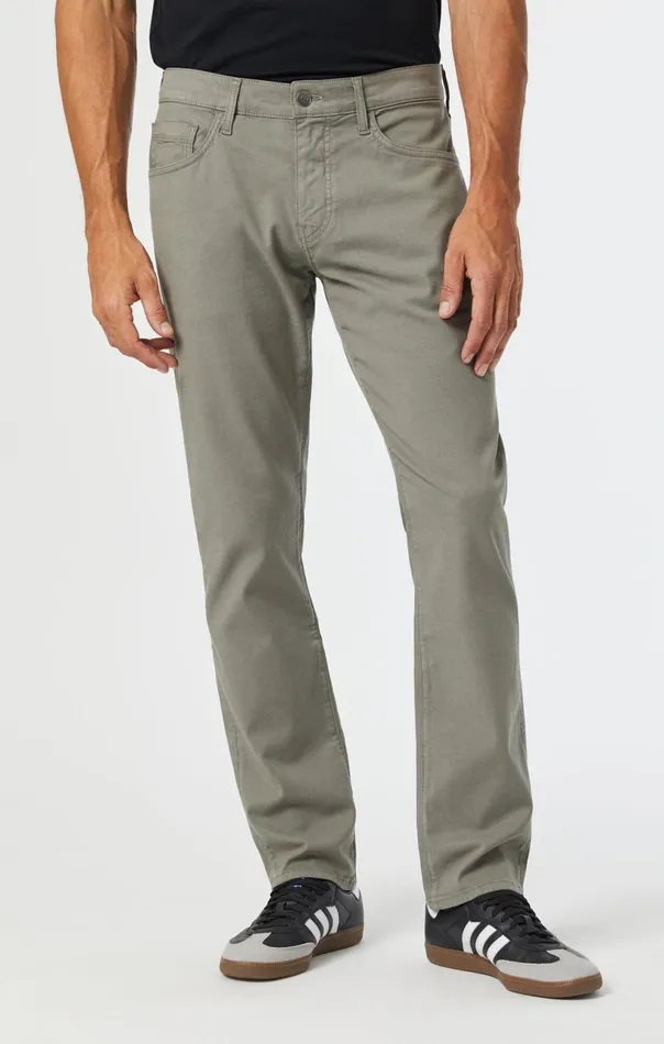 Marcus Slim Straight Leg In Pewter Luxe Twill Men Mavi Jeans Pants Marcus Slim Straight Leg In Pewter Luxe Twill Men Mavi Jeans Pants