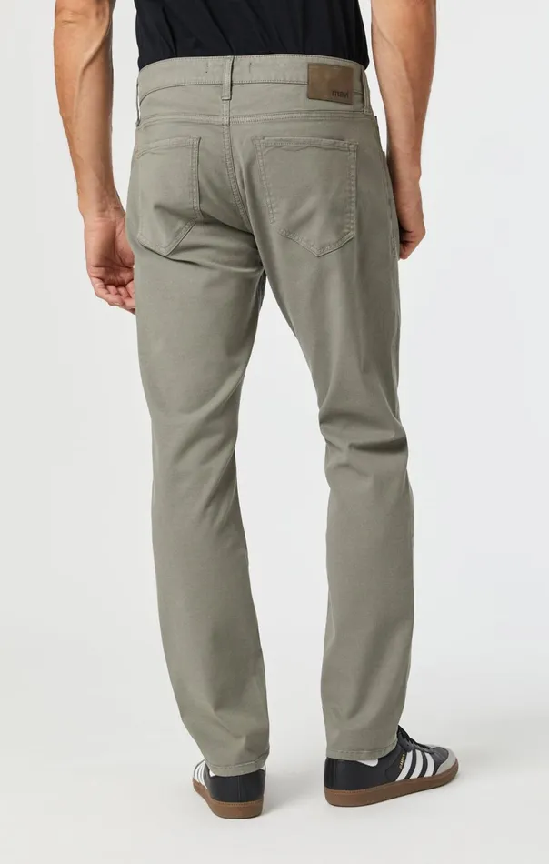Marcus Slim Straight Leg In Pewter Luxe Twill Men Mavi Jeans Pants Marcus Slim Straight Leg In Pewter Luxe Twill Men Mavi Jeans Pants