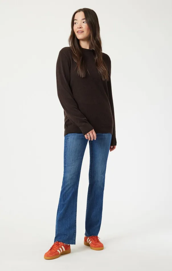 Maria Flare In Mid Brushed Flex Blue Women Mavi Jeans Denim