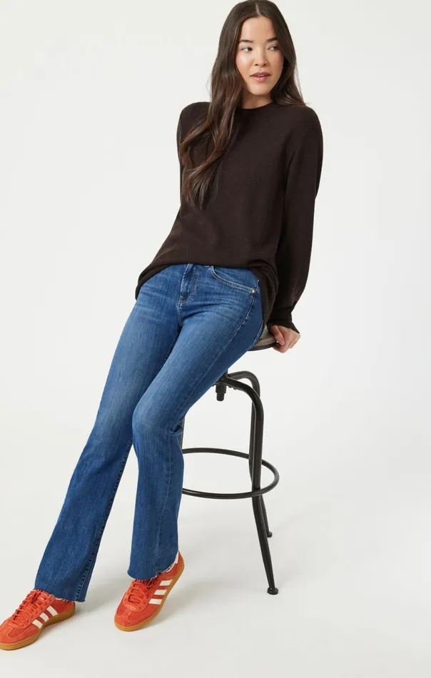 Maria Flare In Mid Brushed Flex Blue Women Mavi Jeans Denim Maria Flare In Mid Brushed Flex Blue Women Mavi Jeans Denim