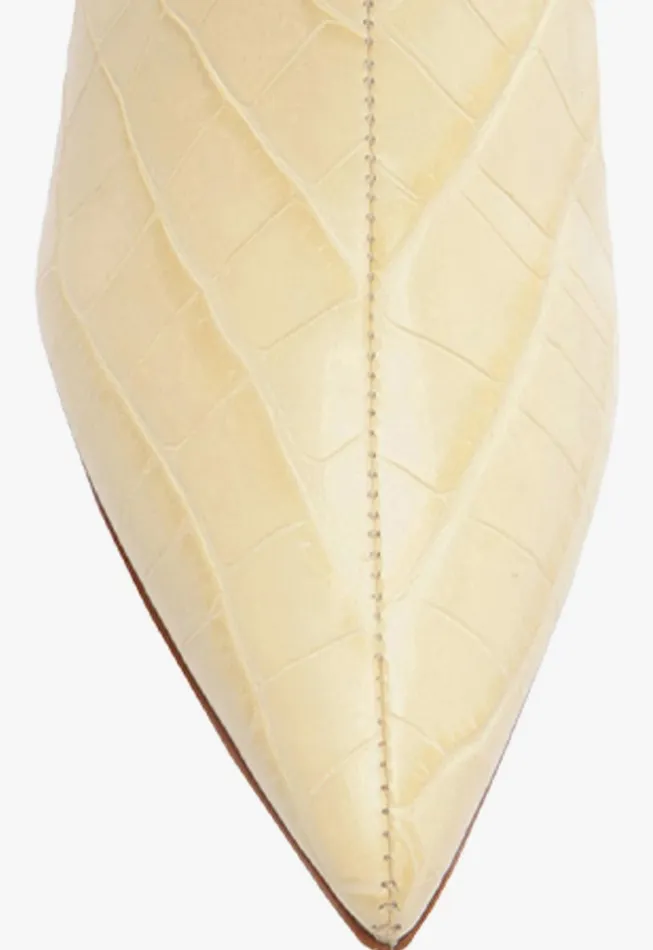 Maryana Lo Wide Boot Beige Women Schutz Shoes Maryana Boots