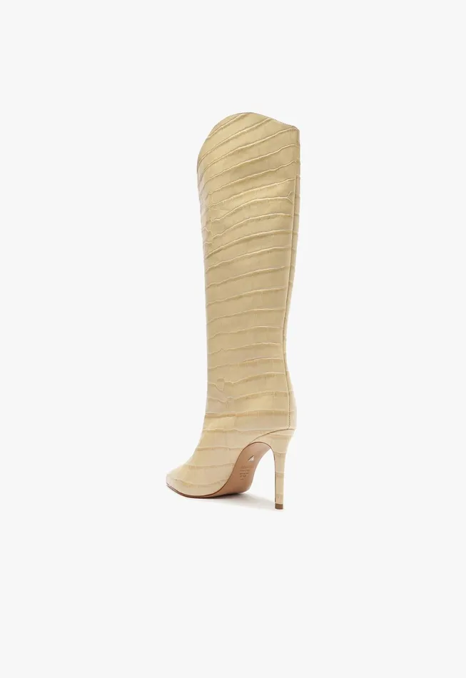 Maryana Wide Boot Beige Women Schutz Shoes Maryana Boots