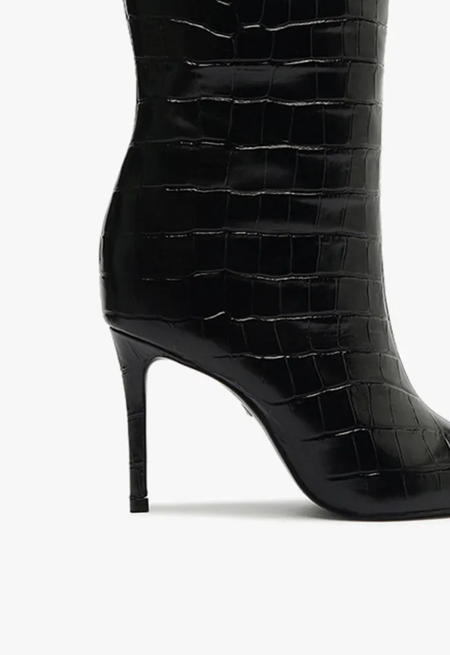 Maryana Wide Boot Black Women Schutz Shoes Maryana Boots