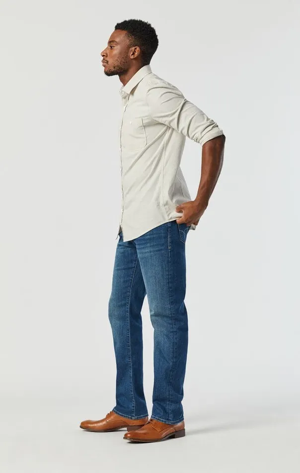Matt Relaxed Straight Leg In Mid Used Williamsburg Men Mavi Jeans Denim