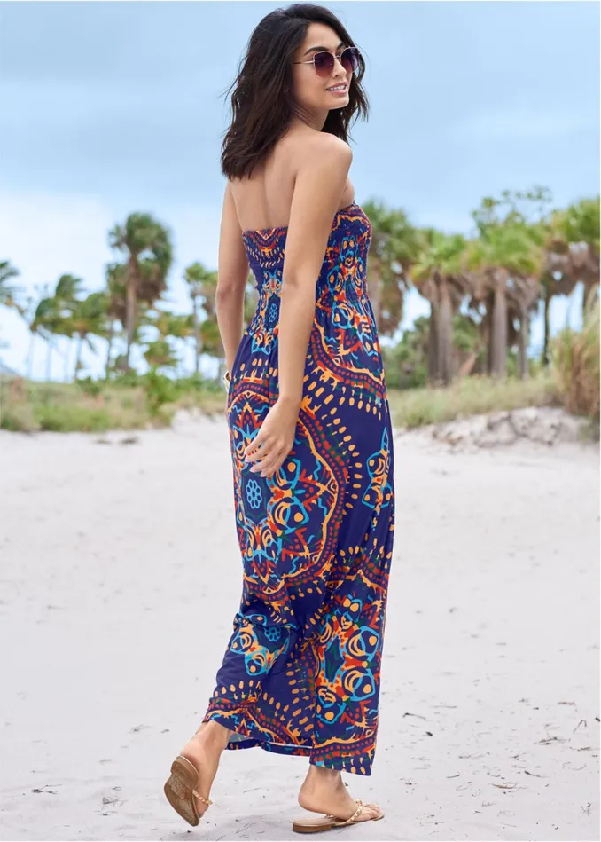 MAXI DRESS Navy Multi Women VENUS Maxi Dresses
