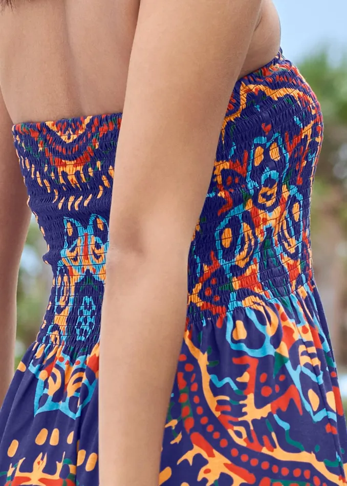 MAXI DRESS Navy Multi Women VENUS Maxi Dresses