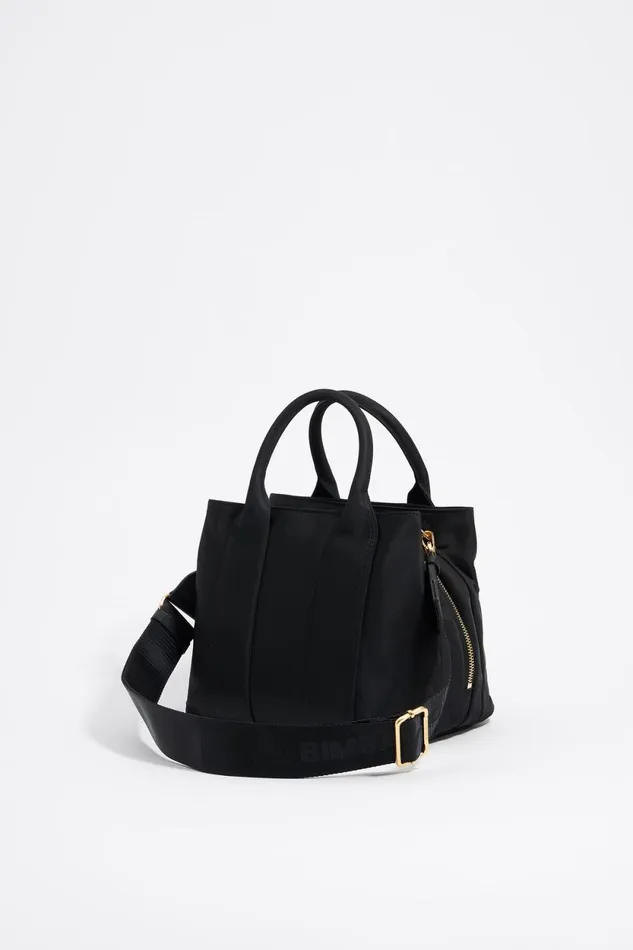Medium Black Nylon Pocket Handbag Black Women Bimba Y Lola Crossbody Bags Medium Black Nylon Pocket Handbag Black Women Bimba Y Lola Crossbody Bags