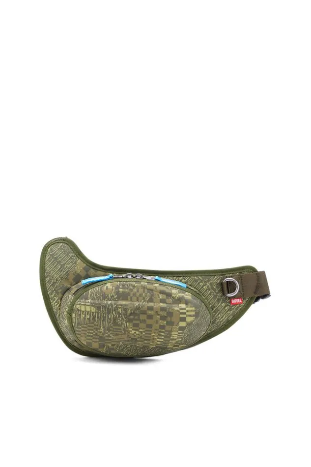 Men 1drPod Crossbody Military Green Diesel Crossbody Bags