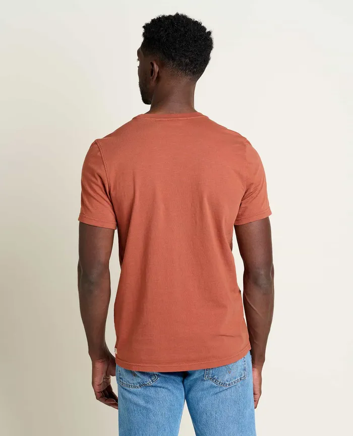 Men8217s Primo Short Sleeve Crew Cinnamon Men8217s TShirts ToadandCo