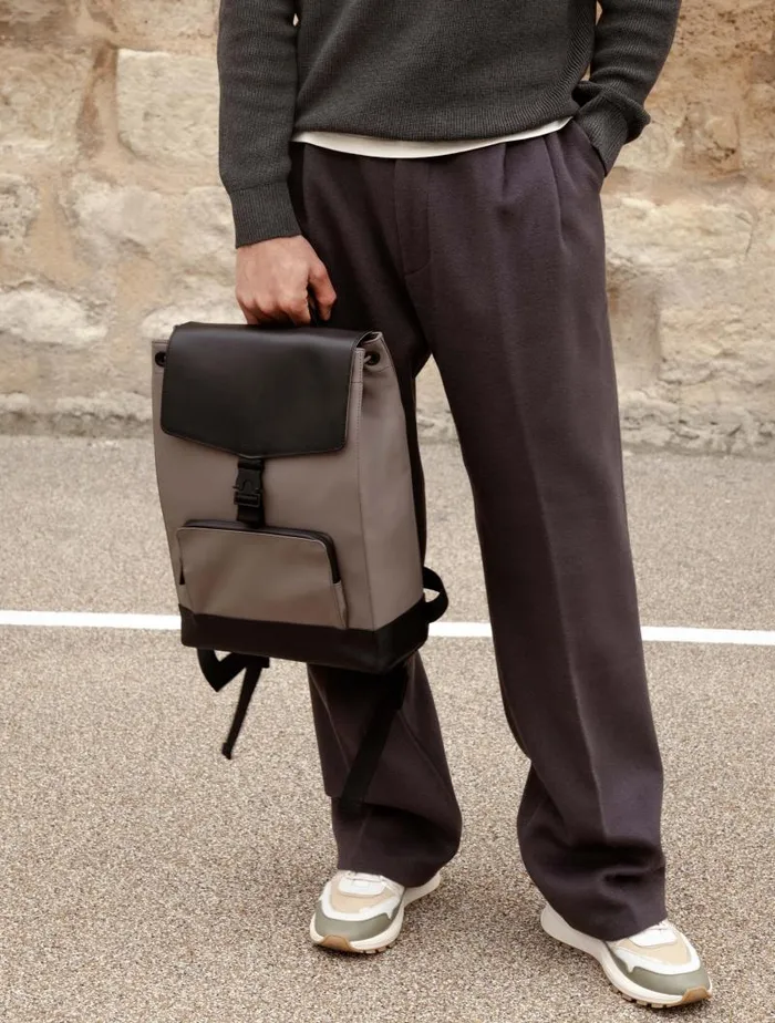 Men Backpacks Bobbies Kotor Taupe Men Backpacks Bobbies Kotor Taupe
