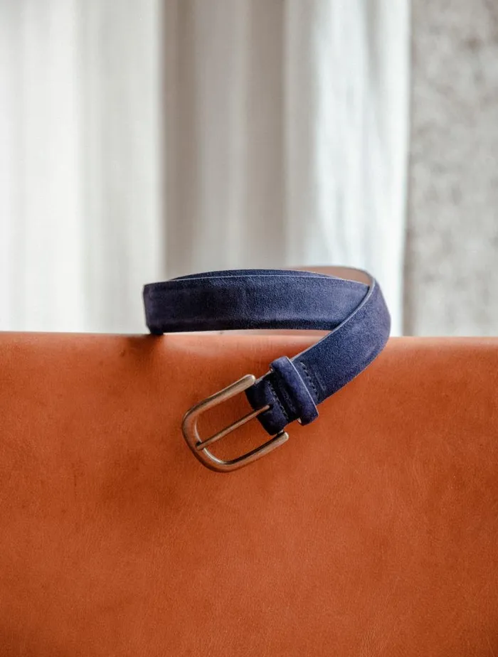Men Belts Bobbies Recife Navy Blue