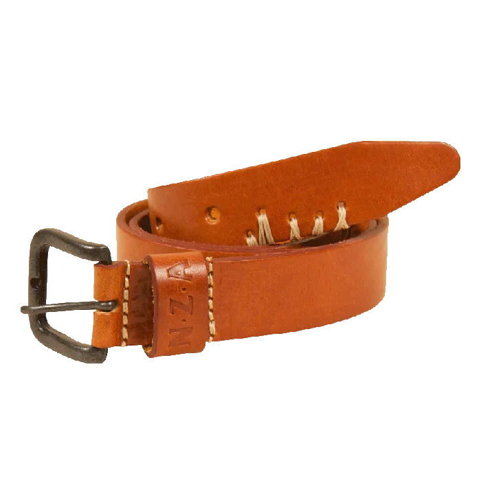 Men Belts NZA New Zealand Auckland Perpendicular Cognac