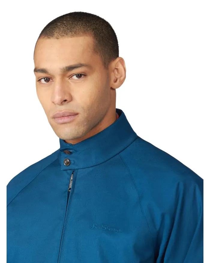 Men Ben Sherman Harrington Jackets Signature Harrington Jacket 8211 Sea