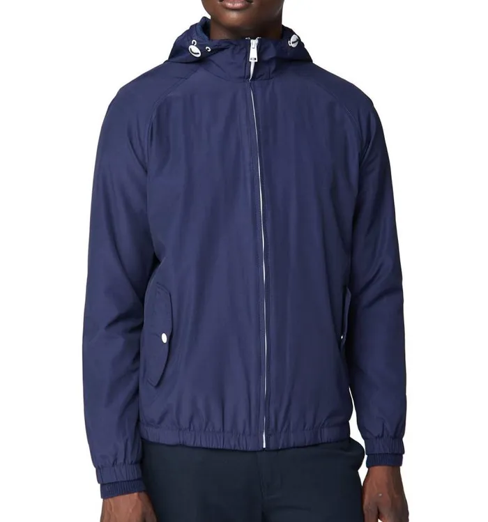 Men Ben Sherman Jackets and Outerwear Casual Hooded Jacket 8211 Navy