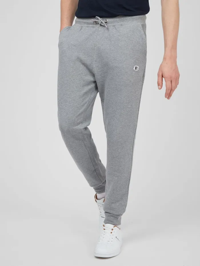 Men Ben Sherman Joggers and Track Pants B By Drawcord Jogger Pant 8211 Steel