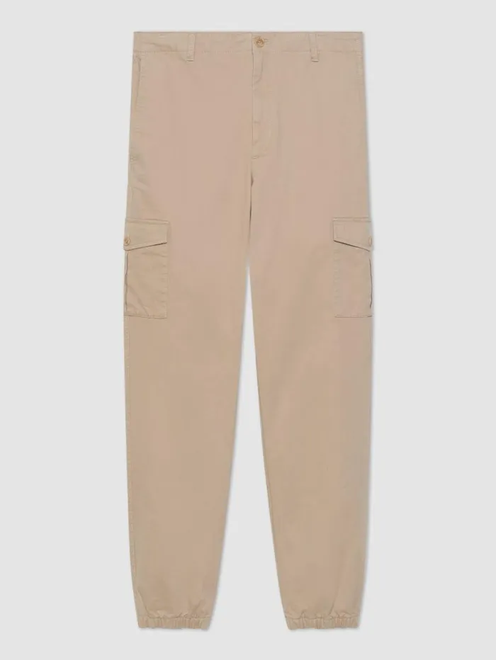 Men Ben Sherman Joggers and Track Pants Utility Woven Jogger Pant 8211 Khaki