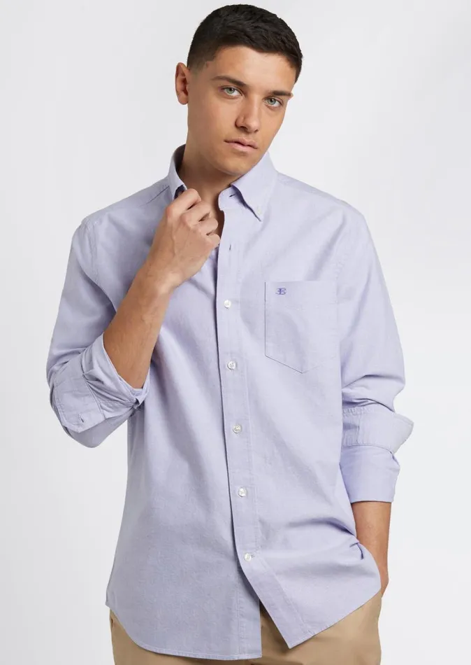 Men Ben Sherman Oxford Shirts Brighton Oxford Organic Shirt 8211 Spring Purple Men Ben Sherman Oxford Shirts Brighton Oxford Organic Shirt 8211 Spring Purple