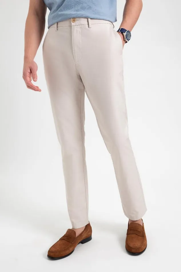 Men Ben Sherman Pants and Chinos Everyday Slim Fit Chino Pant 8211 Putty