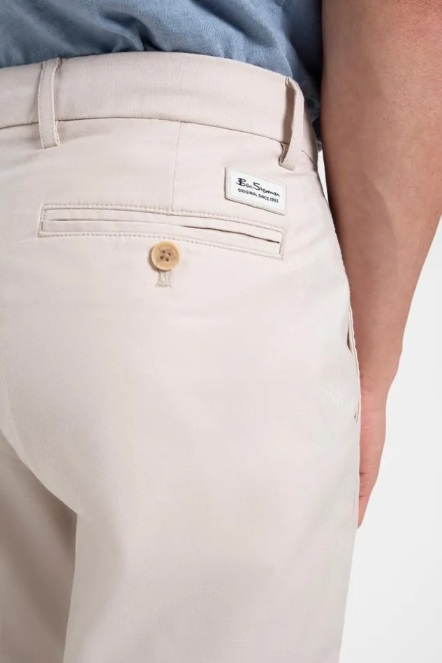 Men Ben Sherman Pants and Chinos Everyday Slim Fit Chino Pant 8211 Putty