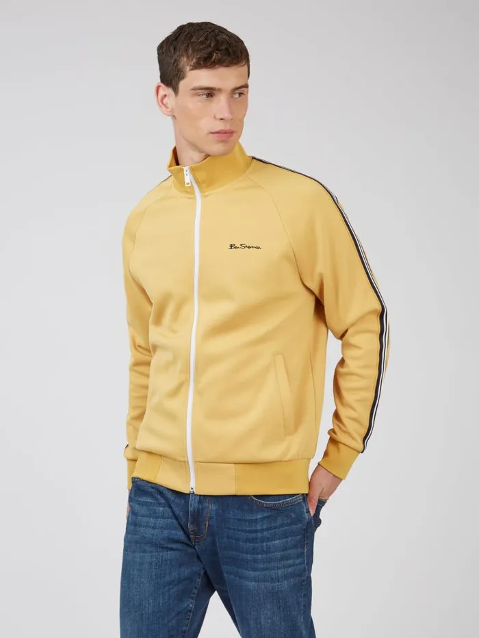 Men Ben Sherman Sweatshirts and Hoodies Signature ZipThrough Track Jacket 8211 Sunflower Men Ben Sherman Sweatshirts and Hoodies Signature ZipThrough Track Jacket 8211 Sunflower