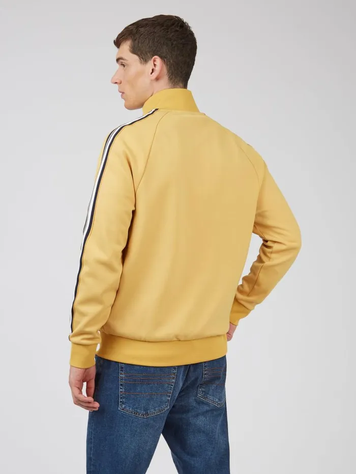 Men Ben Sherman Sweatshirts and Hoodies Signature ZipThrough Track Jacket 8211 Sunflower