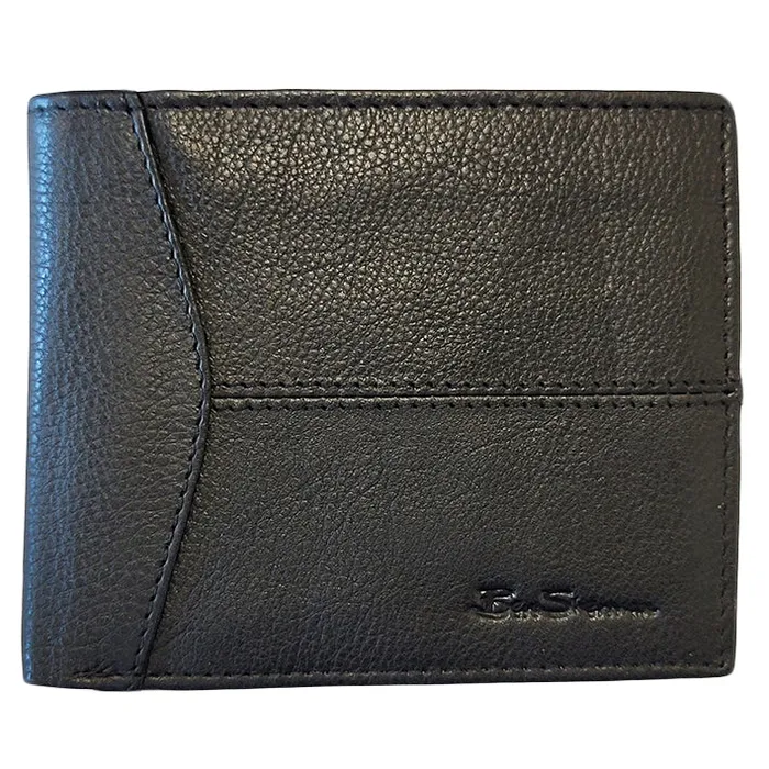 Men Ben Sherman Wallets and Card Holders Cooke Bill Fold Leather Wallet 8211 Black Men Ben Sherman Wallets and Card Holders Cooke Bill Fold Leather Wallet 8211 Black