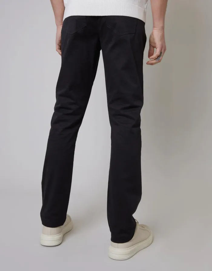Men Black Slim Fit 5 Pocket Chino Trousers Threadbare Chinos Men Black Slim Fit 5 Pocket Chino Trousers Threadbare Chinos