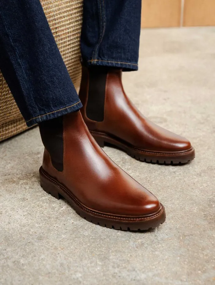 Men Boots Bobbies Fargo Coffee Liqueur