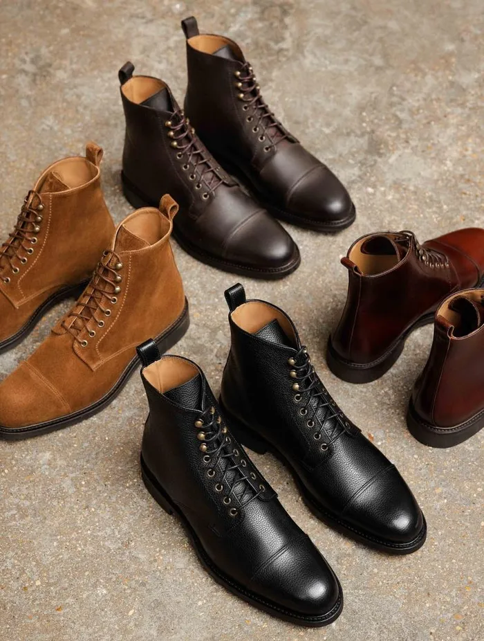 Men Boots Bobbies Harper Caviar