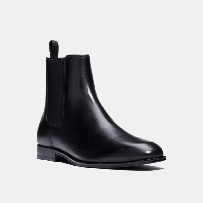 Men Boots Coach Metropolitan Chelsea Boot Black